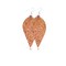 Sequined Leaf Teardrop Leather Earrings Boho Hook Drop Dangle Jewelry